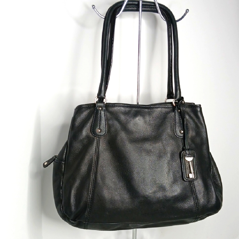 Fossil - ZB8073 - Leather Double Handle Shoulder/Tote - Black